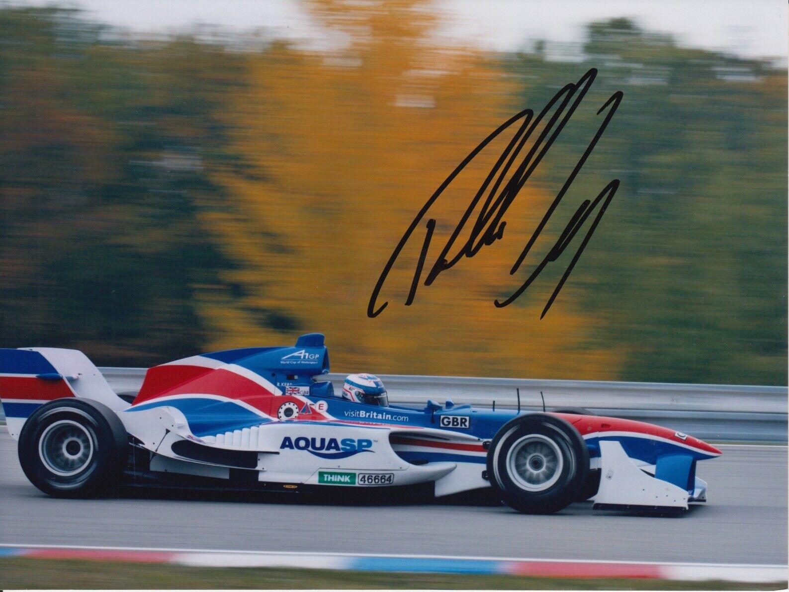 Robbie Kerr Hand Signed 8x6 Photo Poster painting - Renault World Series Autograph 17.