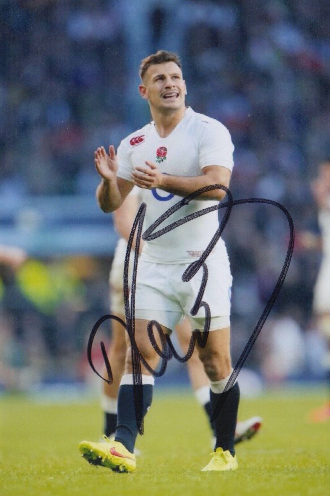 DANNY CARE HAND SIGNED 6X4 Photo Poster painting - RUGBY AUTOGRAPH - ENGLAND 2.