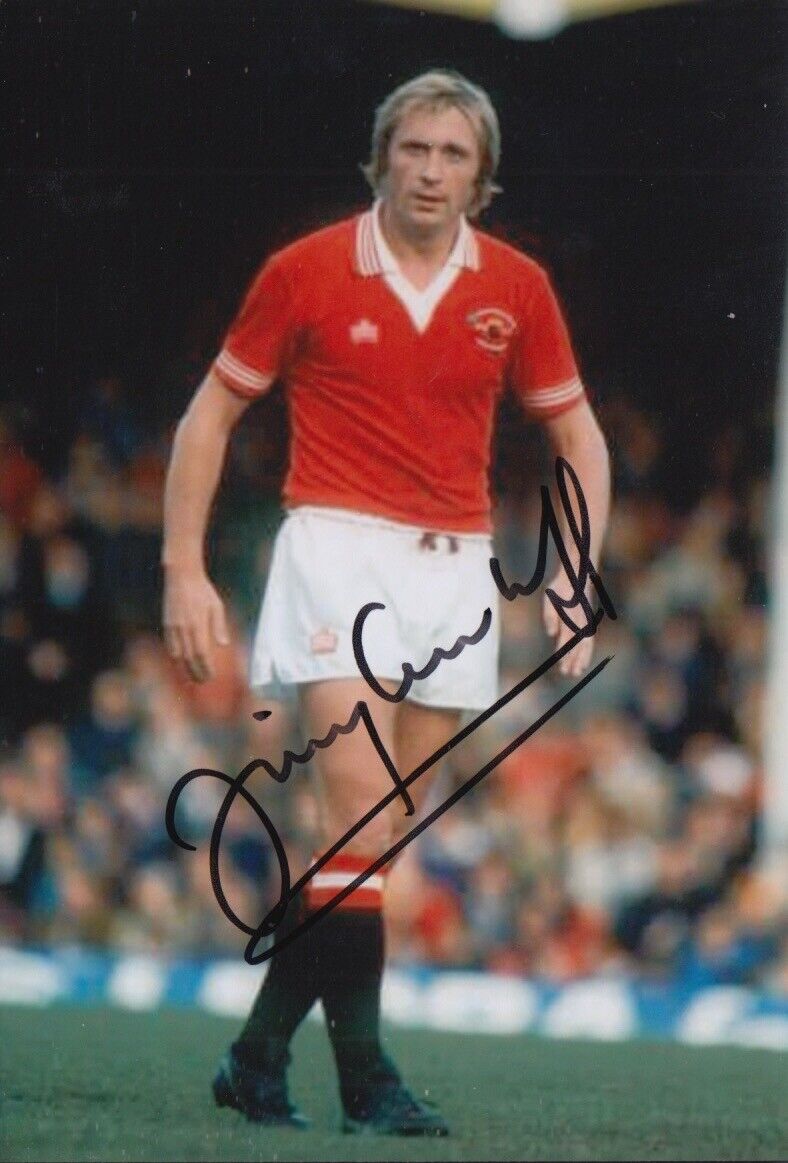 JIMMY GREENHOFF HAND SIGNED 6X4 Photo Poster painting MANCHESTER UNITED FOOTBALL AUTOGRAPH 4