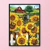 Garden Sunflower -11CT Stamped Cross Stitch Kit(36*46cm)