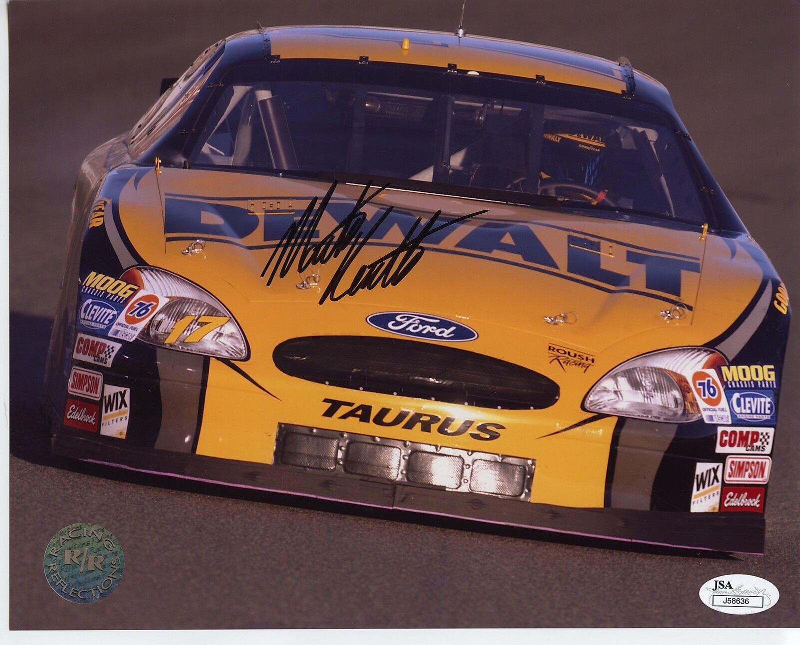 Matt Kenseth 8x10 Signed/Autograph/Auto JSA Authenticated