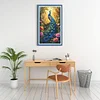 Peacock - Full Embroidery 3 Strands 11CT Stamped Cross Stitch - 40*70CM - Large Size
