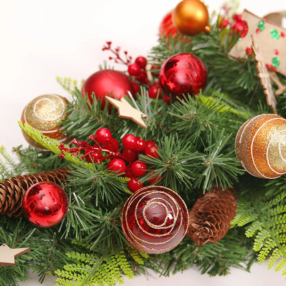 Scene decoration new upside down Christmas tree rattan ornaments