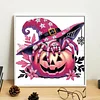 Diamond Painting - Partial Special Shaped Drill - Halloween Pumpkin(Canvas|30*30cm)