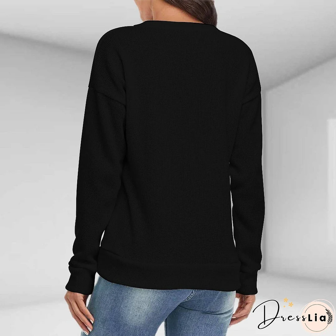 Christmas Top   Printed Holiday Long Sleeve Top