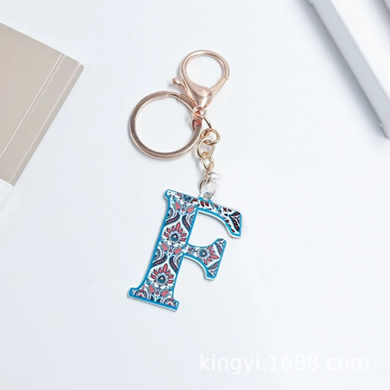 Elegant Streetwear Letter Pu Leather Alloy Women’s Bag Pendant Keychain