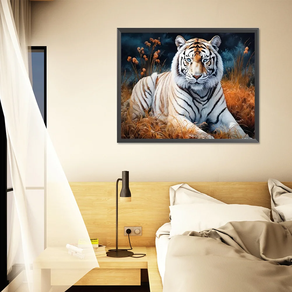 Diamond Painting - Full Round Drill - Tiger(Canvas|50*40cm)