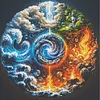 Diamond Painting -DIY Round Drill Swirl(40x40cm)
