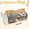 Snow Cabin DIY Pearl Diamond Painting PU Cover Tissue Holder Kit Pearl Art Painting Decoration for Home & Gifts