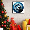 (30*30cm)Whales - Round Partial AB Drill Diamond Painting
