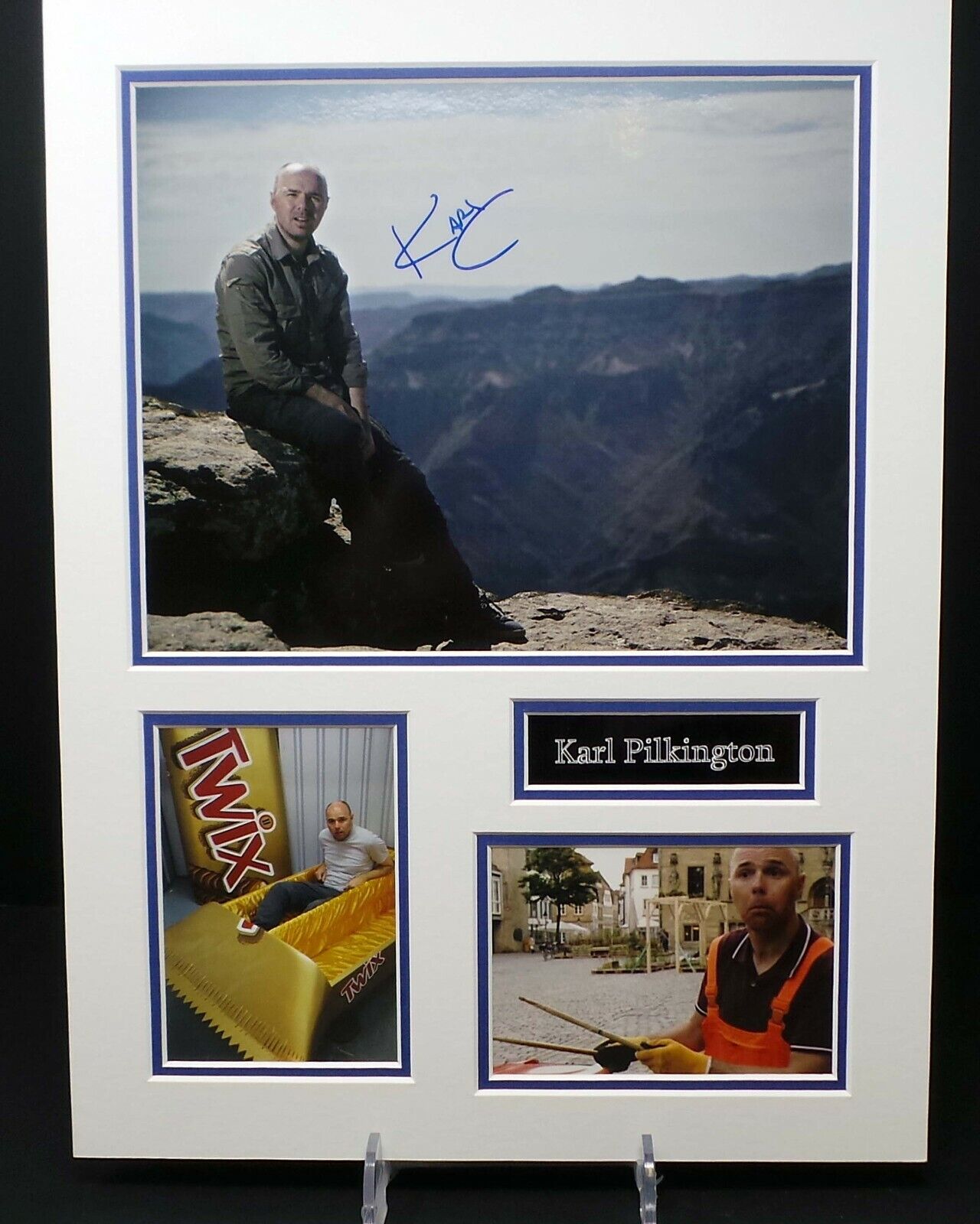 Karl PILKINGTON Signed Mounted Photo Poster painting Display AFTAL RD COA The Moaning Of Life A