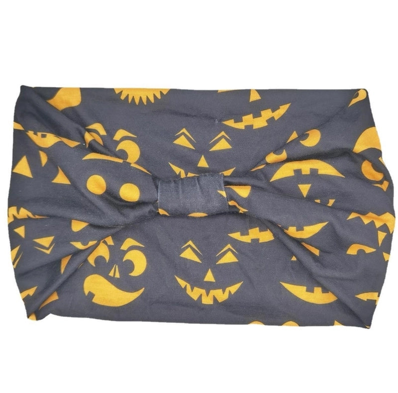 New Halloween Skull Cobweb Pumpkin Pattern Sweat-absorbent Yoga Running Headband Headband Headband Hair Accessories Headband