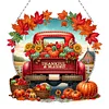 (US Local)Fall Truck DIY Diamond Art Pendant Diamond Painting Set for Wall Window