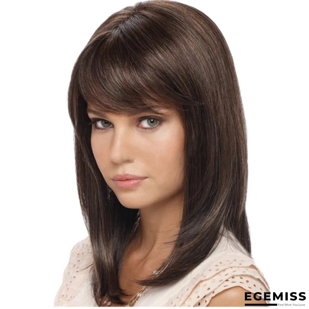 New Hot Selling Wig Women's Fashion Inclined Bangs Short Curly Hair Explosion | EGEMISS