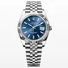 Rolex Datejust 41mm/36mm Stainless Steel on Jubilee with Blue Dial and Fluted Bezel Super clone