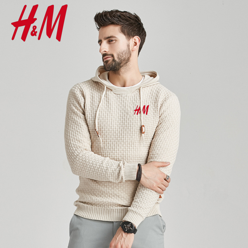 Męska bluza z kapturem H&M®, przyjazna dla skóry i oddychająca