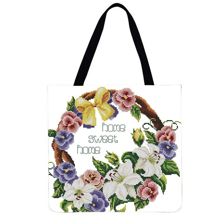 Linen Eco-friendly Tote Bag - Garland