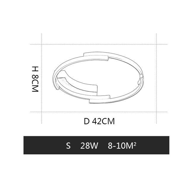 Modern LED Ceiling Lights For Dining Room Bedroom Vintage Ceiling Lamp With Remote Control Living Room Lights