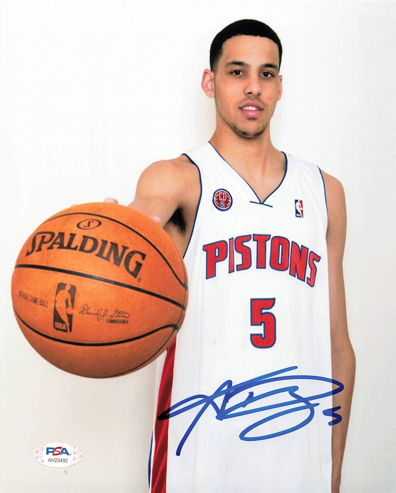 Austin Daye signed 8x10 Photo Poster painting PSA/DNA Detroit Pistons Autographed