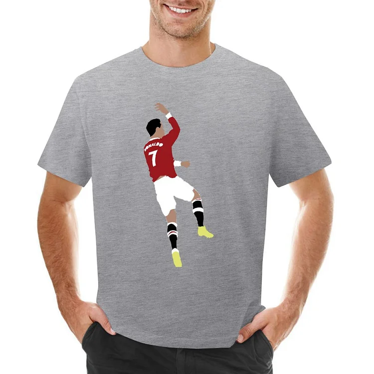 Cristiano Ronaldo Inspired Siuuu Men's Soccer Culture Tee