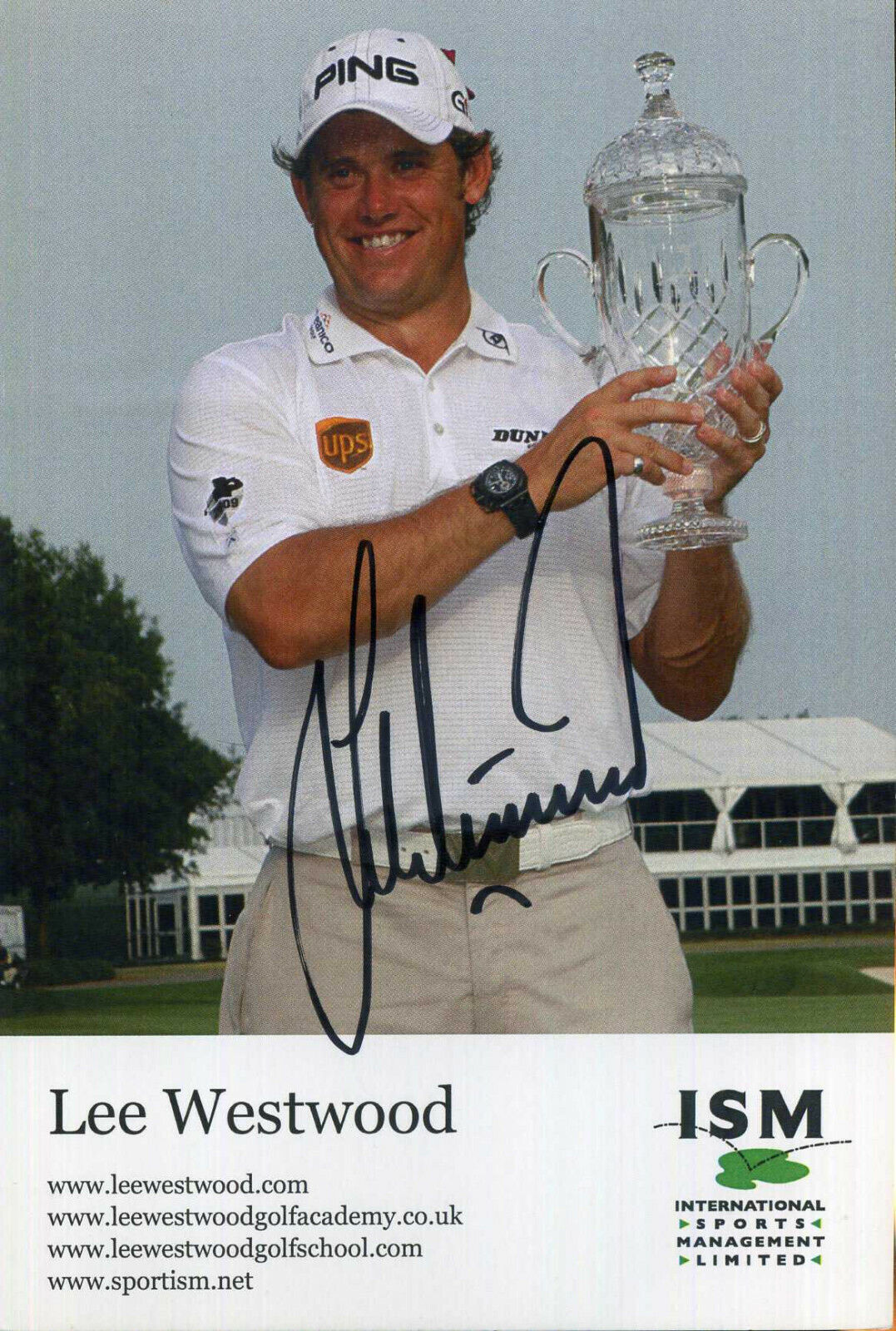 LEE WESTWOOD Signed Photo Poster paintinggraph - GOLF Star & Ryder Cup winner 12x8