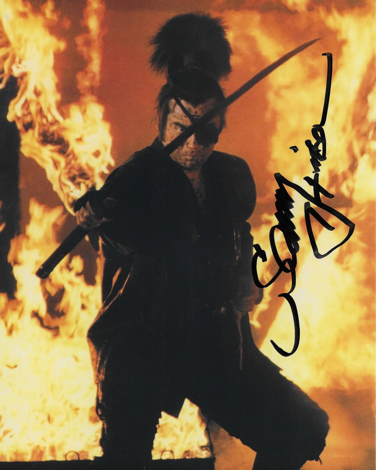 Sonny Chiba Street Fighter Original Autographed 8x10 Photo Poster painting #7 signed At HShow