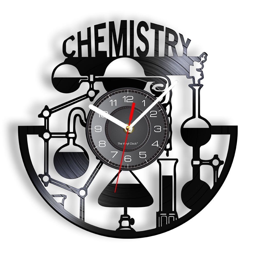 

Science Chemistry - Vinyl Record Wall Clock - Without LED, 501 Original