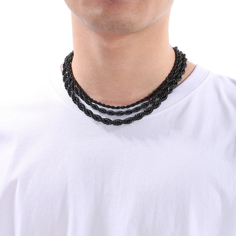 Minimalist Geometric 304 Stainless Steel 18K Gold Plated Unisex Necklace