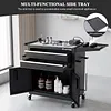 Tattoo Cart with Drawers Multi-Function Trolley Barber Shop Mobile Tool Cabinet