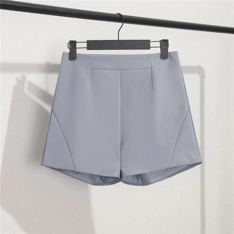 Toloer Toloer And Summer Shorts Women Wear High Waist A Word Large Size Black Autumn Thin Casual Bottom Spring Loose Wide-Leg Pants-Outfit Ideas