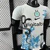 Player Version 2025-2026 Inter Milan White with Snake and Floral Pattern Shirt