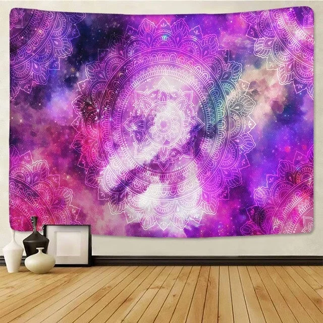 God Image Mandala Sun And Moon Tapestry Art Wall Hanging Hippie Wall Rugs Dorm Decor Blanket Home Decor TapestryTarot Sun Moon