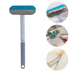 Pet Multi-function Brusher Long Handle Manual Hair Remover Brush for Carpet Bed