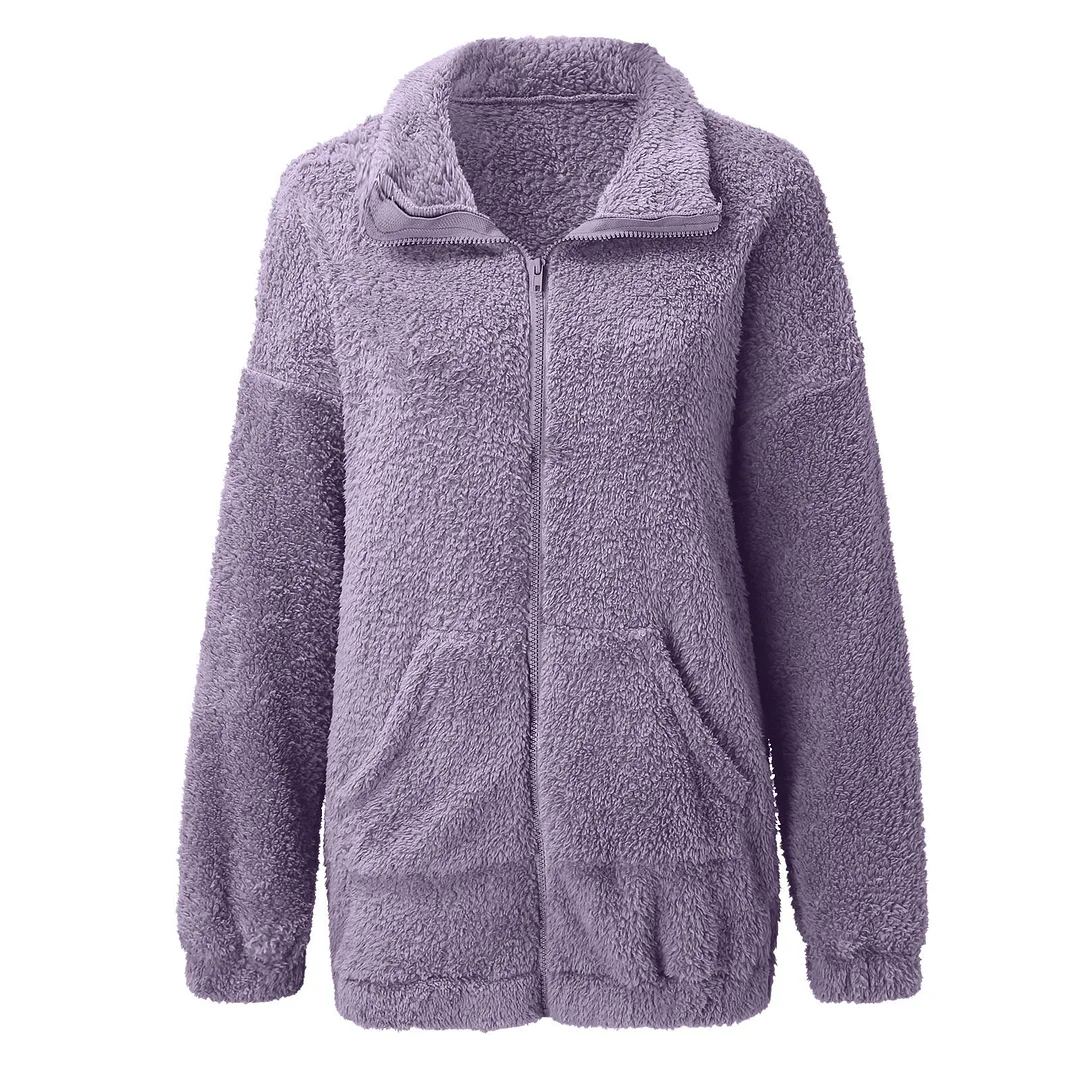 Women's Coat Plush Autumn Cardigan Jacket