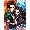 Demon Slayer - 11CT Stamped Cross Stitch - 40*56cm