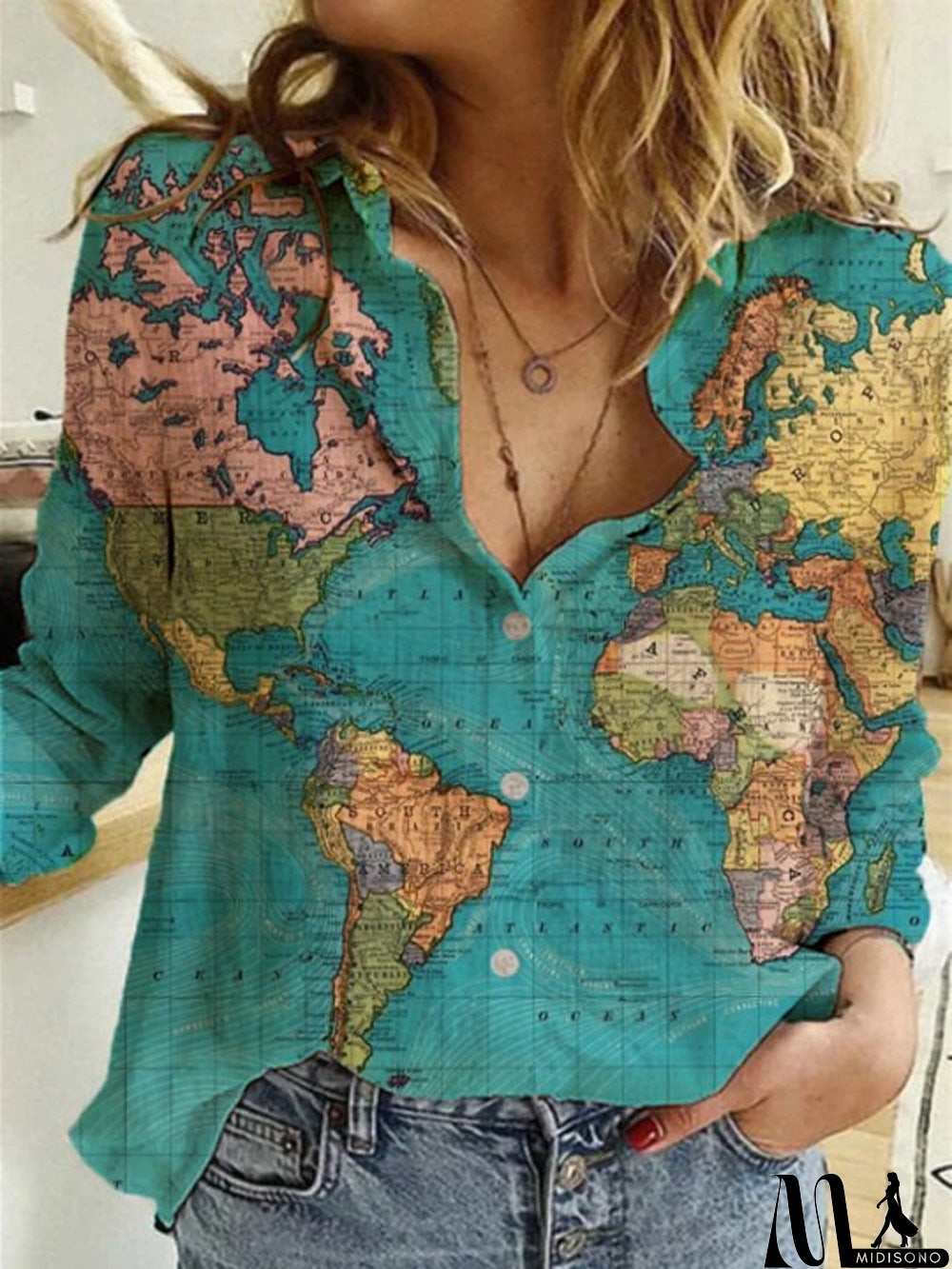 MidiSono - Simple and Stylish winter Blouse