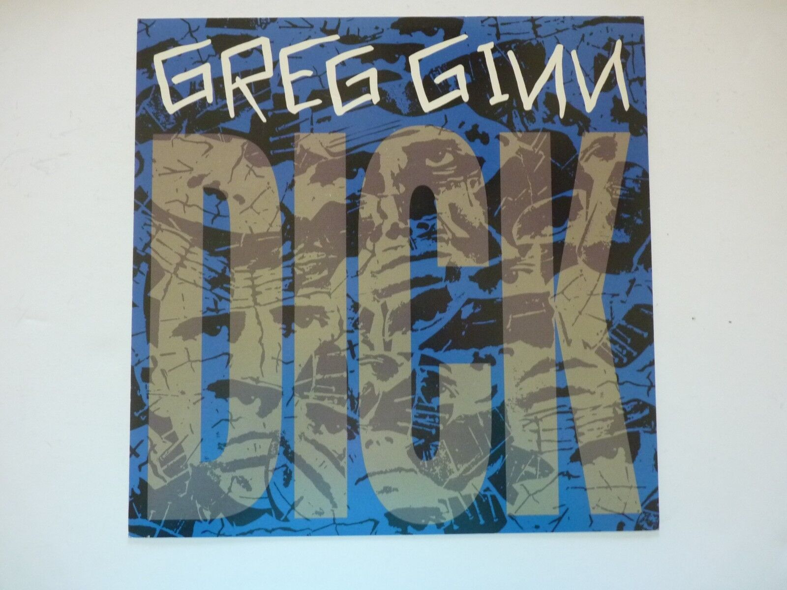 Greg Ginn DICK LP Record Photo Poster painting Flat 12x12 Poster