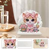 (US Only)Cat DIY Diamond Painting Napkin Holder Set Unique Gift for Friends and Family