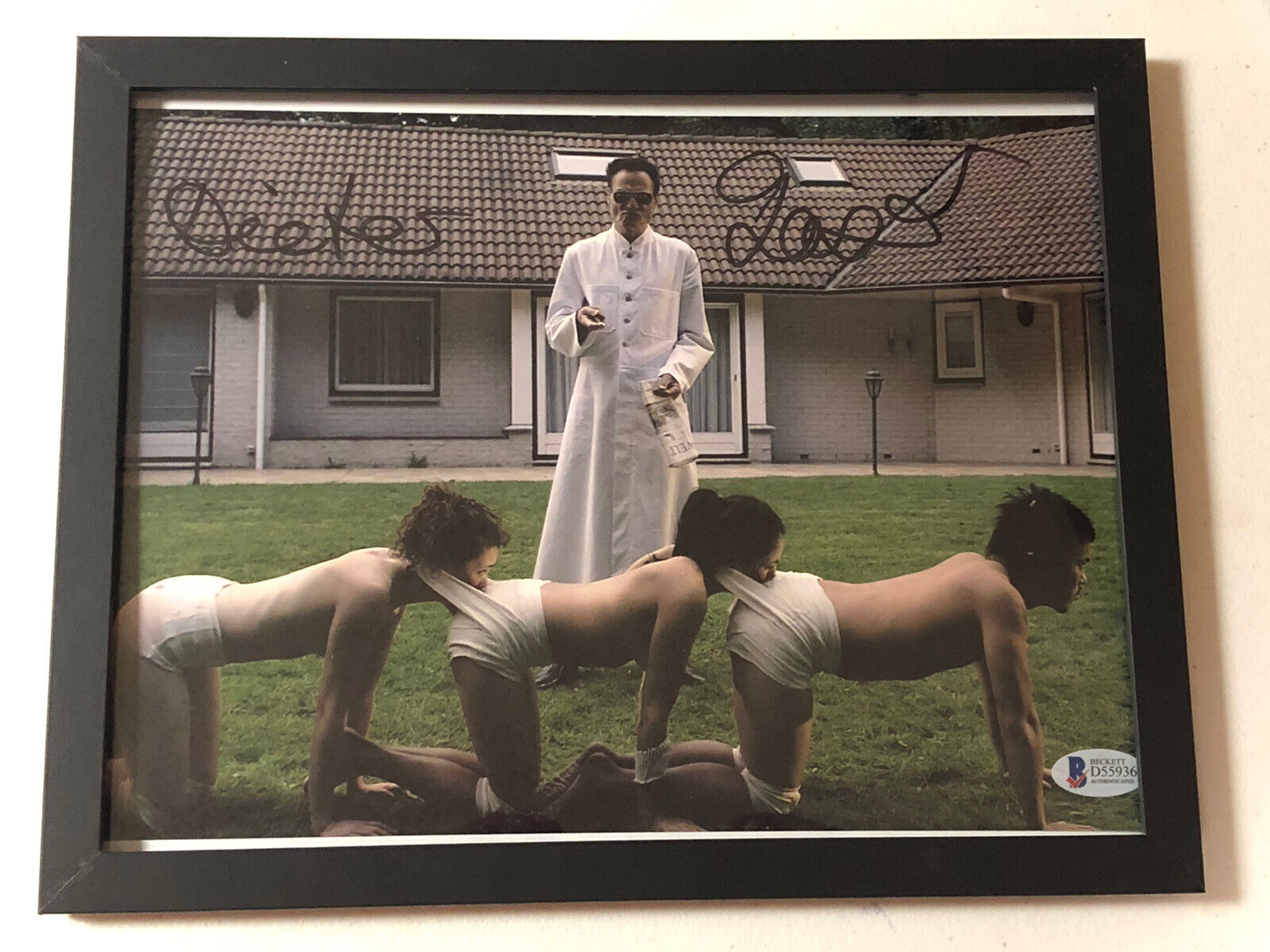 THE HUMAN CENTIPEDE DIETER LASER SIGNED AUTOGRAPHED Photo Poster painting BECKETT COA # D55936