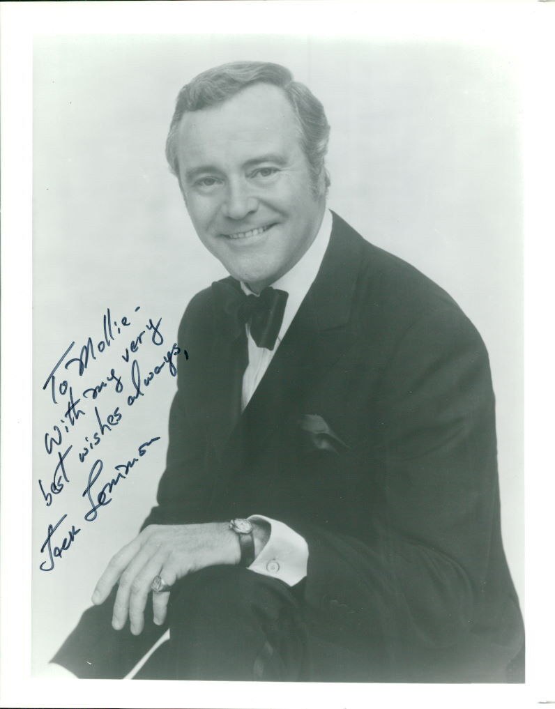 Jack Lemmon (Vintage, Inscribed) signed Photo Poster painting COA