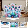 DIY Peacock Acrylic Special Shaped Diamond Painting Desktop Ornament