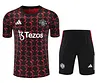 2025/2026 Manchester United Pre-Match Training Red Shirt+Shorts 1:1 Thai Quality