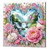(Pre-Framed)Heart Landscape-Special Shape Diamond Painting Kit(25x25cm)