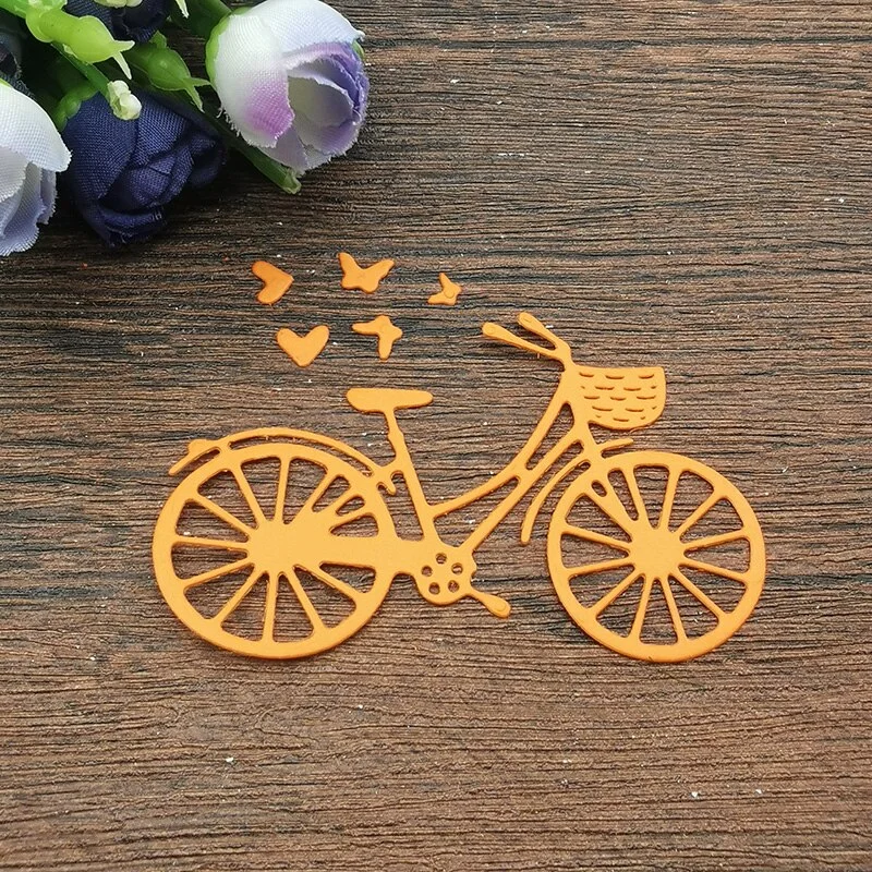 AOKEDIY Metal Steel Bicycle Embossing Dies Cut Stencils DIY Scrapbooking Decorative Cutting Machine