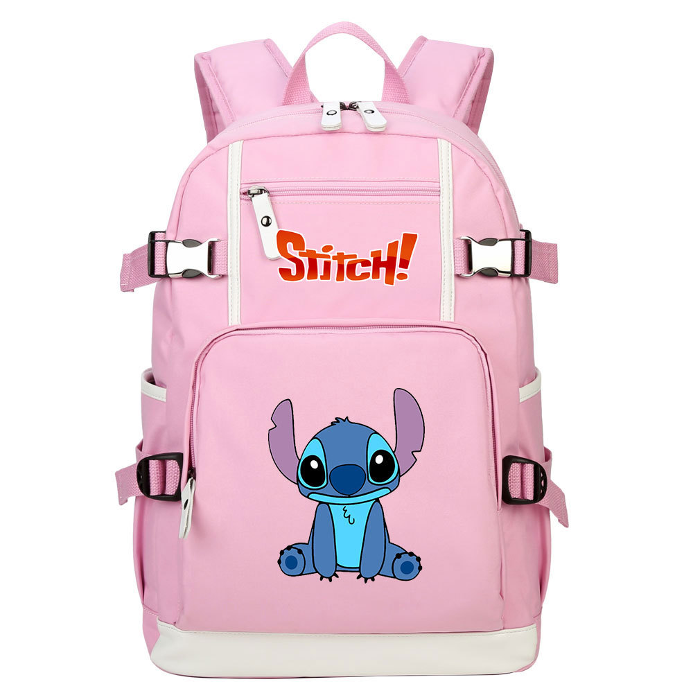 Lilo & Stitch Backpack with 15-Inch Laptop Compartment and Multiple Pockets - Perfect for Kids and Fans!-Mayoulove