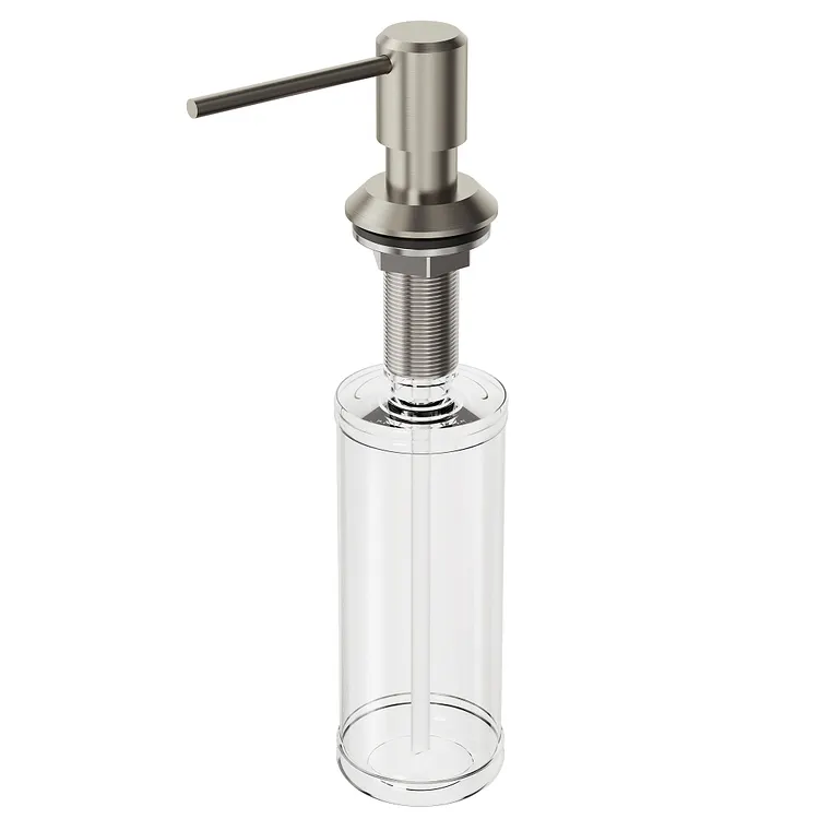 EVERSTEIN Horizontal Handle Kitchen Sink Soap Dispenser Brushed Nickel