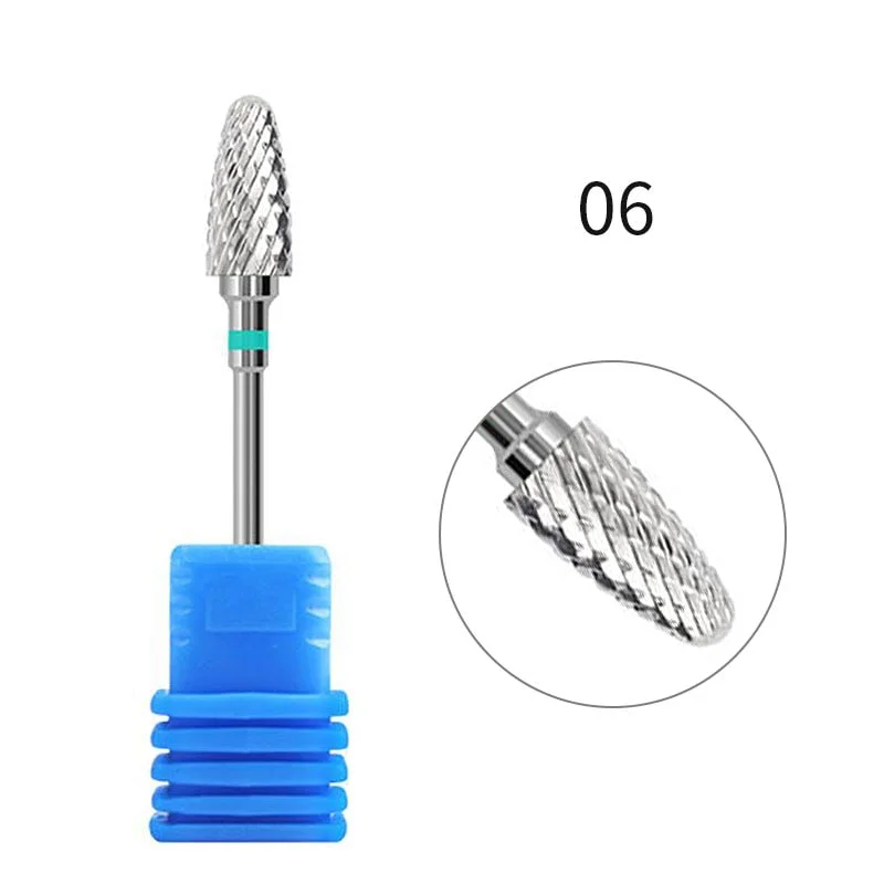1Pcs Carbide Tungsten Nail Drill Bit Manicure Drill For Milling Cutter Electric Machine Nail Files Buffer Nail Art Equipment-Nail Inspo