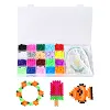5Mm 20 color Perler Beads Tool Kit Fuse Vibrant Color Fuse Melting Beads Set Suitable for Pixel Puzzle Beads Making Kit Crafting Supplies Artwork