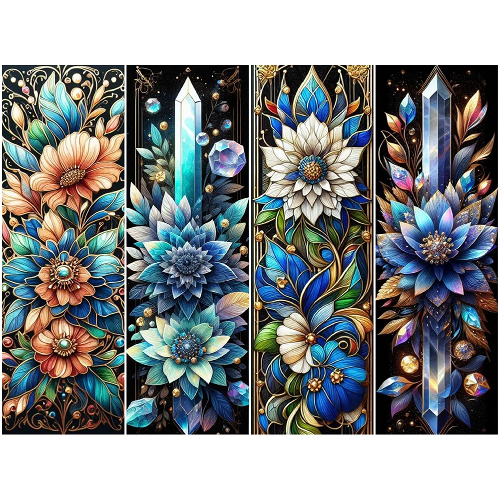 Full Round Diamond Painting - Flower(Canvas|60*45cm)