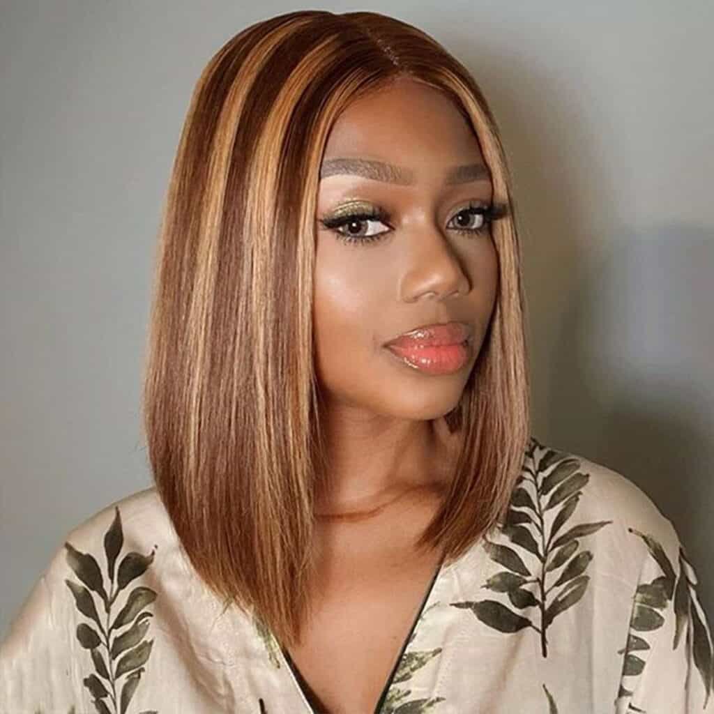 Honey Blonde BOB Wig | Natural Hairline Easy Install | Factory Direct Sales Promotion US Mall Lifes